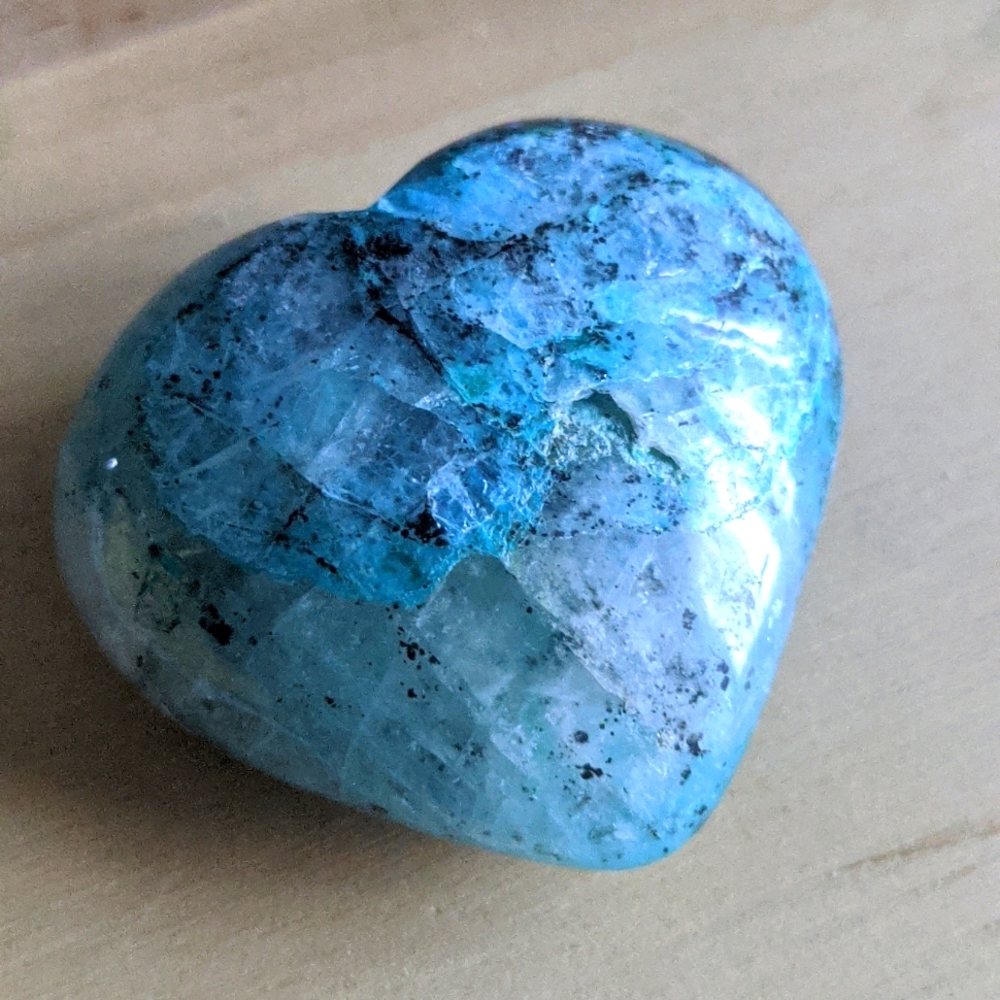 Chrysocolla In Quartz E Tourmaline ⭐⭐⭐Gemstone quality RARE - Picture 2 of 4